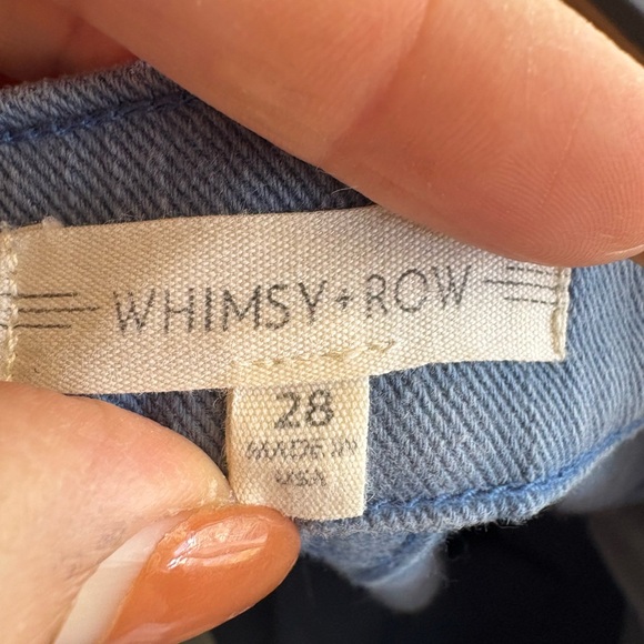 Whimsy + Row women’s Light Blue wide leg Women's Jeans sz 28 - Picture 8 of 9